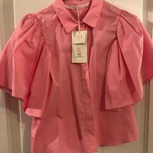 Zara blouse crop top